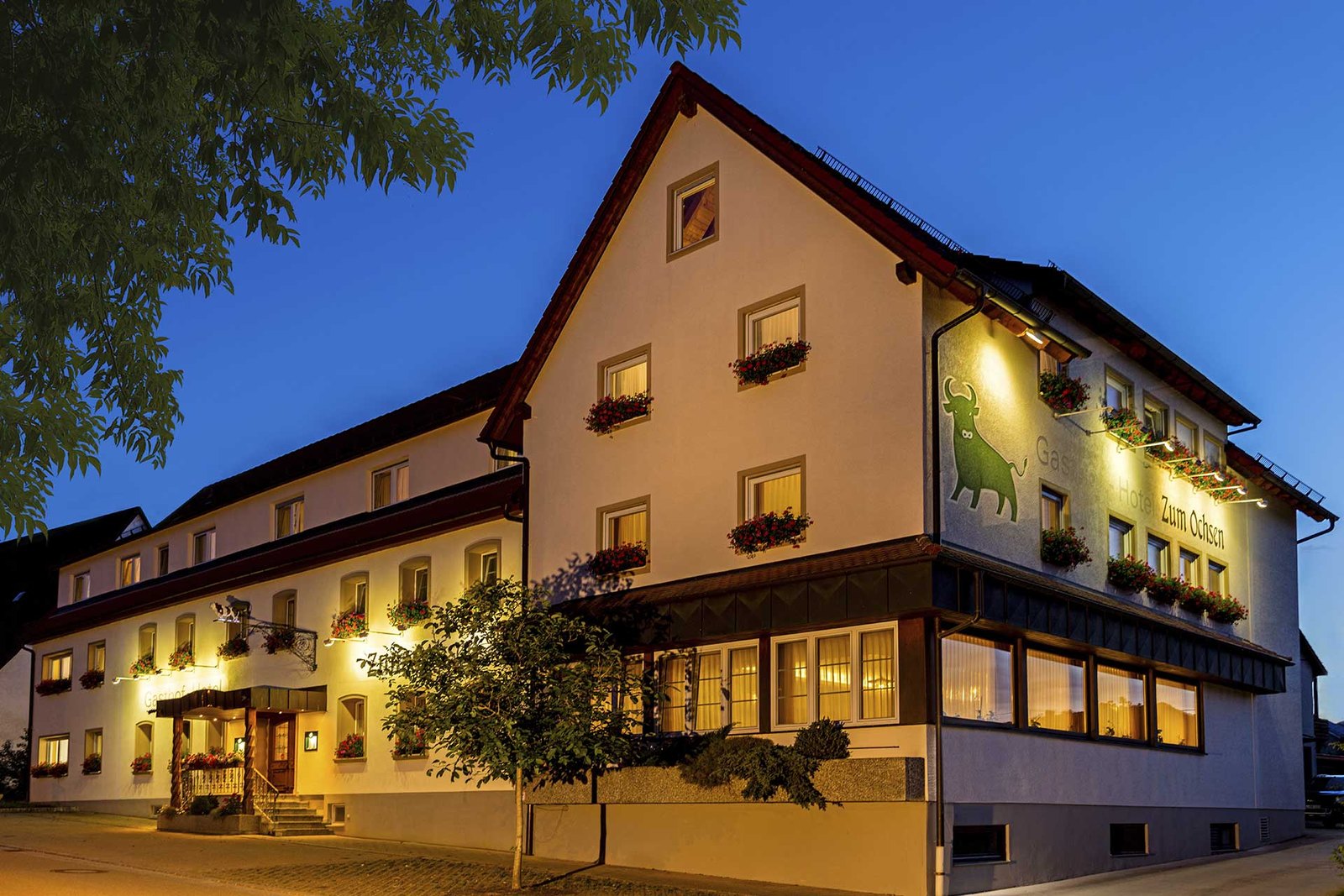 Das Haus in der Abendd&auml;mmerung
